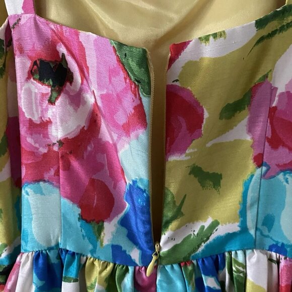 Eliza J New York Floral Size 4 with belt - Picture 7 of 10